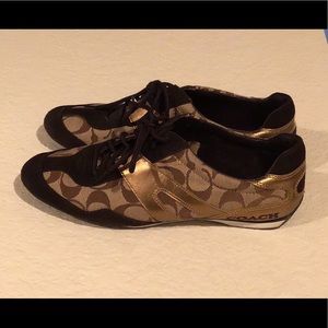 Coach Lexey tennis shoes, size 8 1/2 M